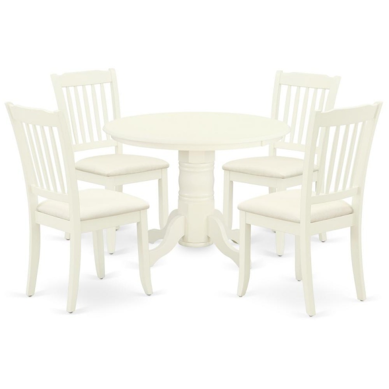 Dining Room Set Linen White