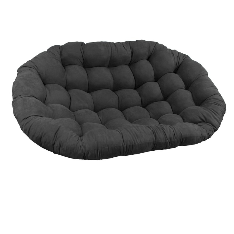 65-Inch by 48-Inch Solid Microsuede Double Papasan Cushion