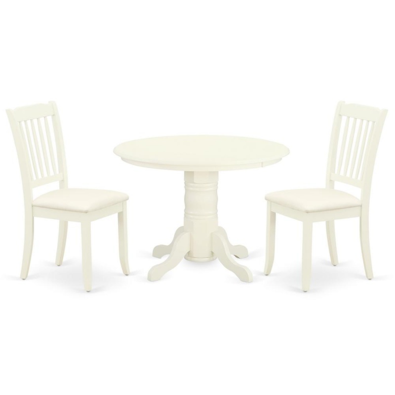 Dining Room Set Linen White, Shda3-Whi-c
