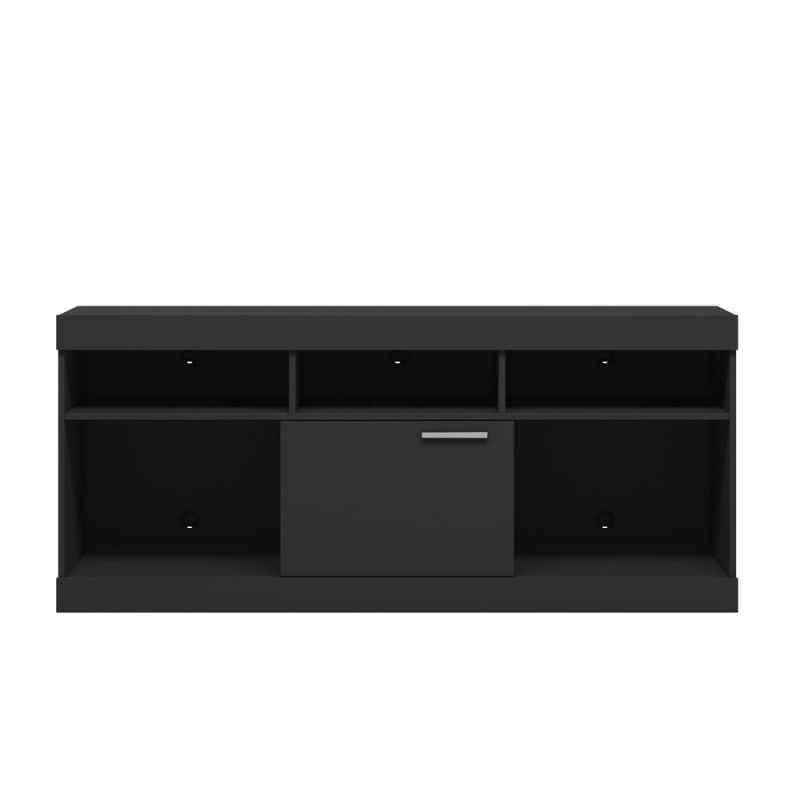 Techni Mobili Entertainment Stand For Tvs Up To 65", Black