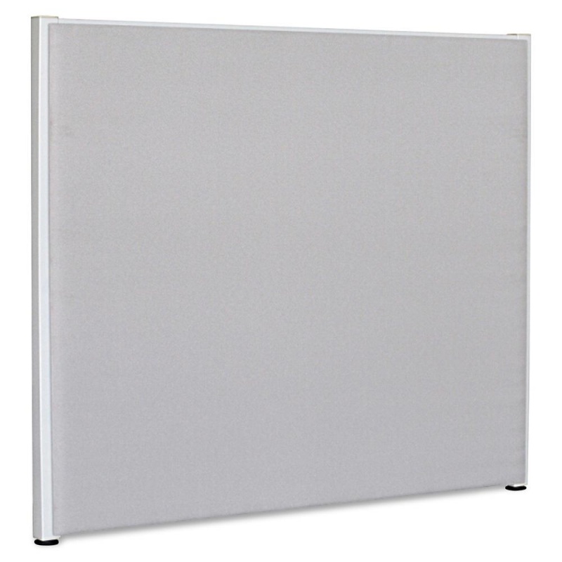 Lorell Gray Fabric Panels - 72.5" Width X 60" Height - Steel Frame - Gray - 1 Each