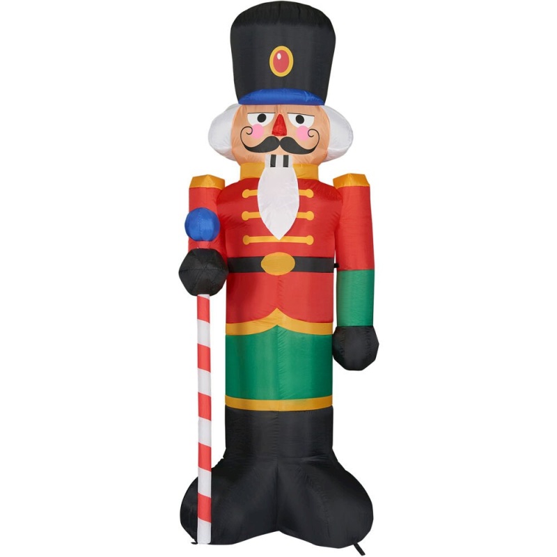 10Ft Inflatable Traditional Nutcracker With Lights