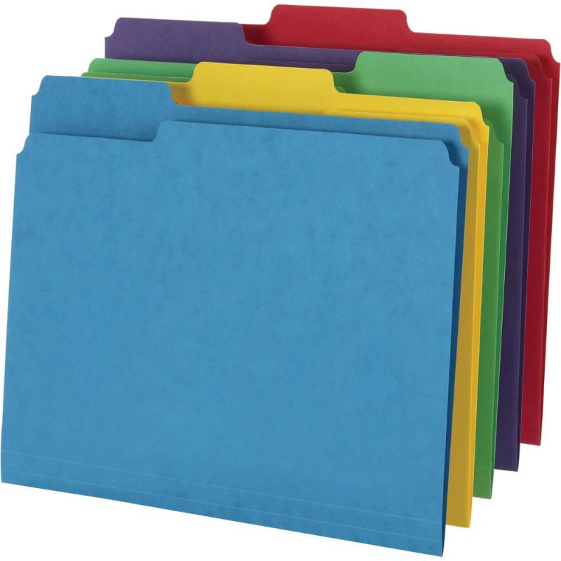Pendaflex 1/3 Tab Cut Letter Classification Folder - 8 1/2" X 11" - Manila - Assorted - 50 / Box