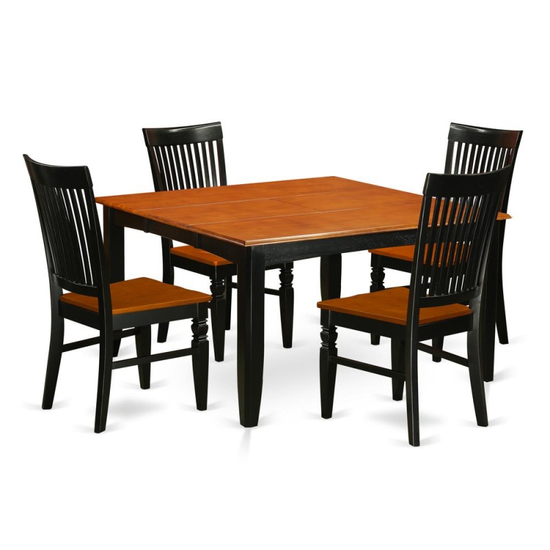 Dining Room Set Black & Cherry