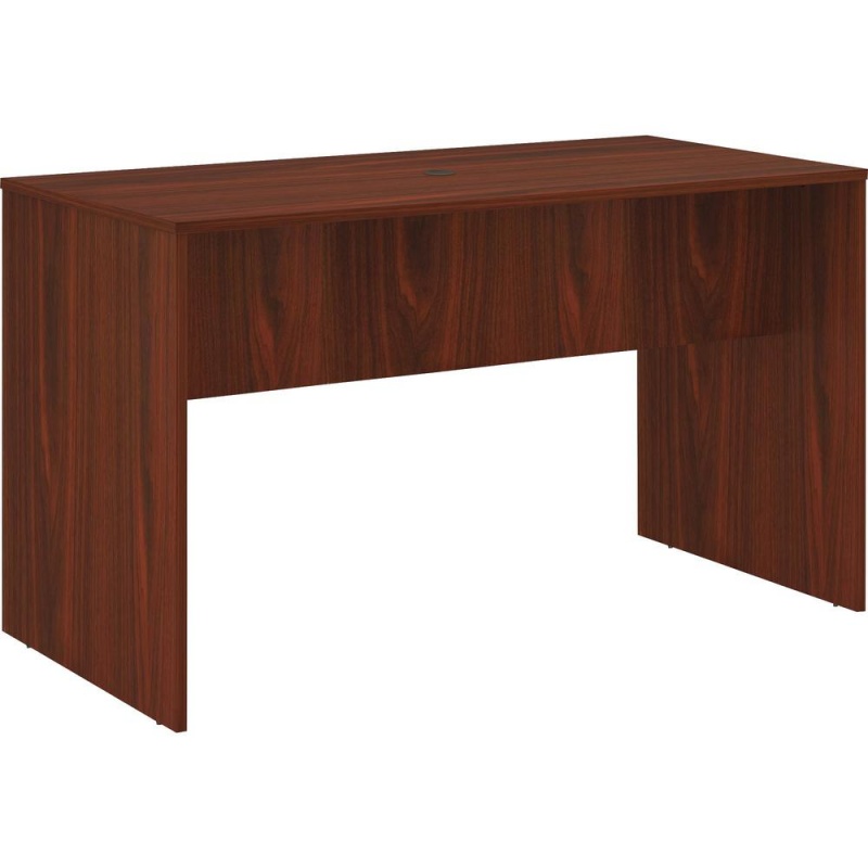 Lorell Essentials Laminate Standing Height Table - 72" X 36" X 41.3" - Band Edge - Material: Polyvinyl Chloride (Pvc) Edge - Finish: Mahogany Laminate Surface