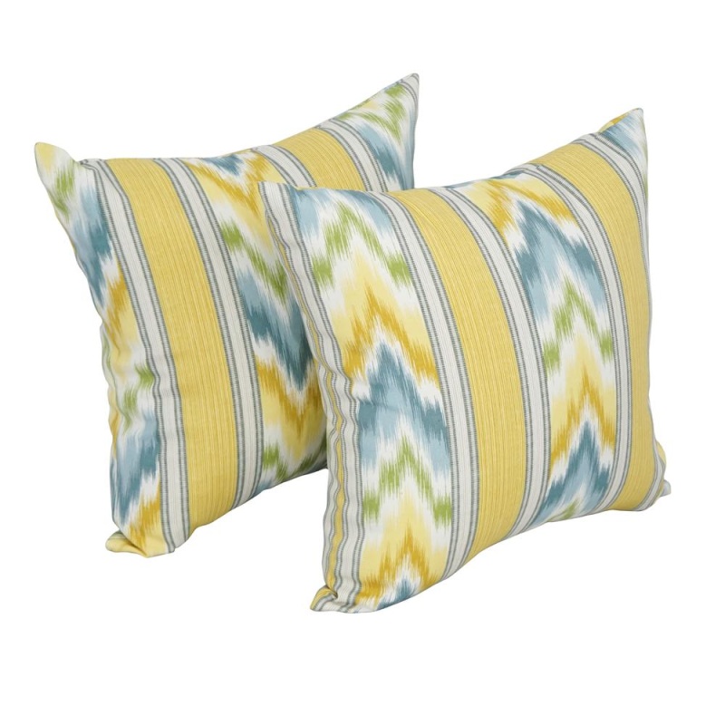 17-Inch Square Polyester Outdoor Throw Pillows (Set Of 2) 9910-S2-Od-116