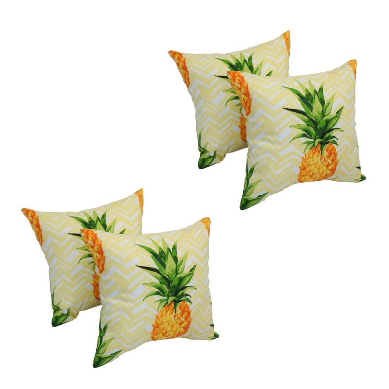 Spun Polyester 17-Inch Outdoor Throw Pillows (Set Of 4) Co-Jo17-06-S4