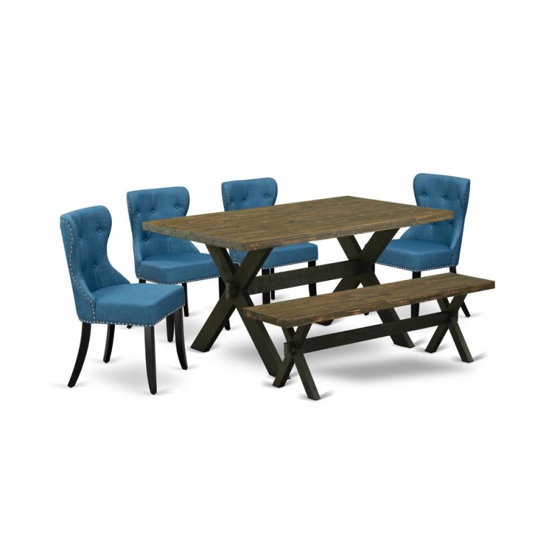 6-Piece Modern Dining Table Set