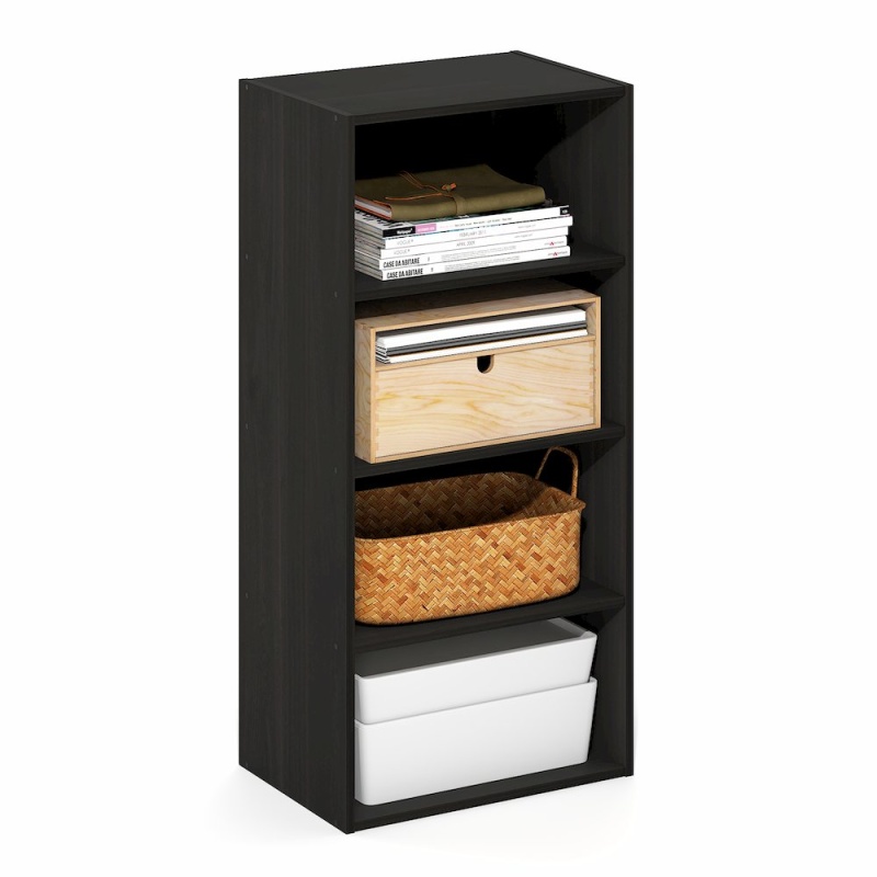 Basic 4-Tier Open Shelf Bookcase