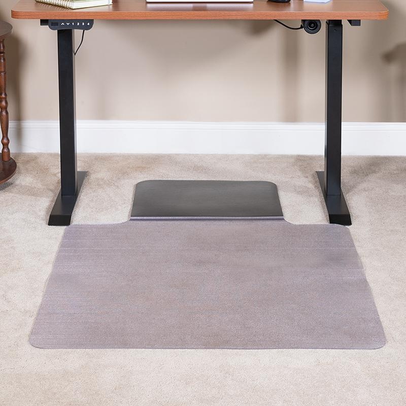 Sit Or Stand Mat Anti-Fatigue Support Combined With Floor Protection (36" X 53")
