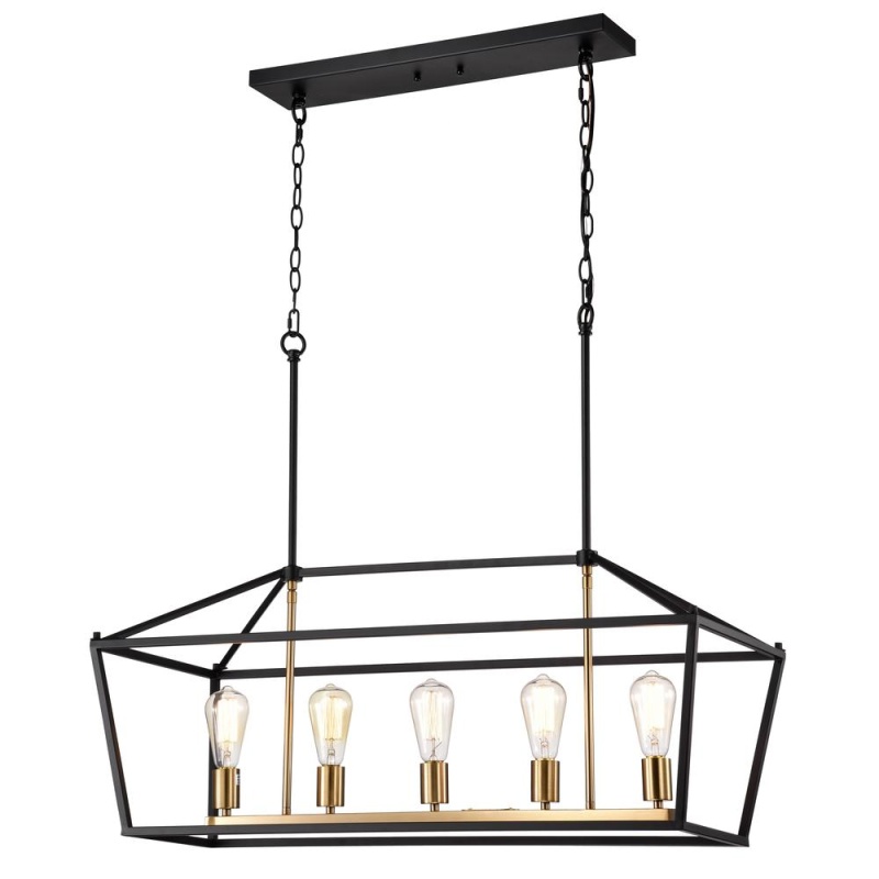 Ironclad Industrial 5-Light Island Pendant