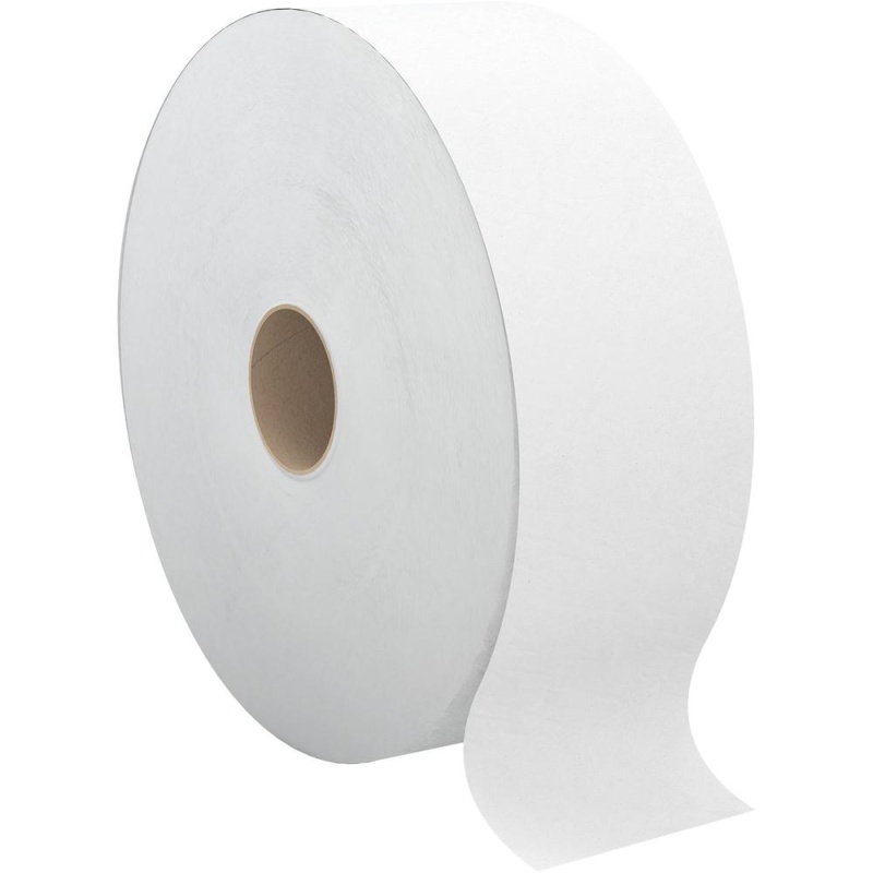 Cascades Pro Select Jumbo Toilet Paper - 2 Ply - 3.30" X 1900 Ft - White - Fiber - Soft, Durable, Long Lasting, Strong, Chlorine-Free - For Multi Surface, Multipurpose - 6 / Carton