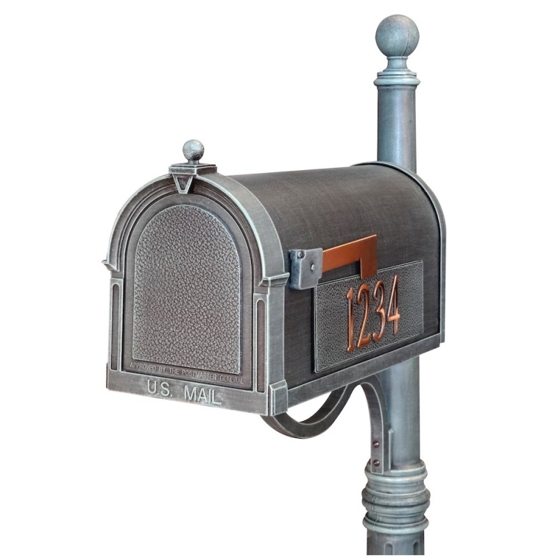 Berkshire Curbside Mailbox With Side Numbers