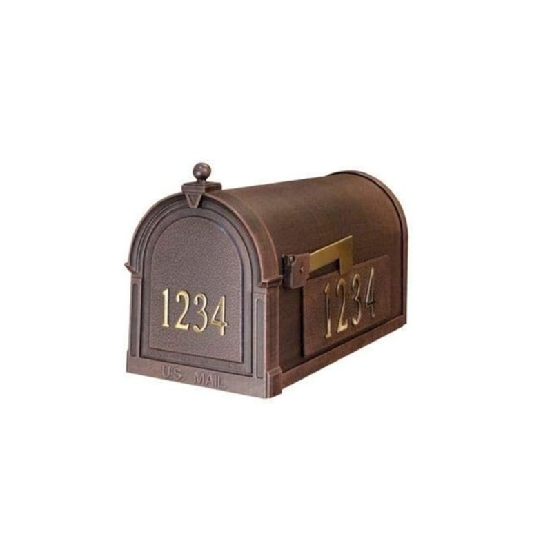 Berkshire Curbside Mailbox With Front And Side Numbers