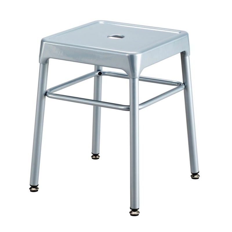 Safco® Steel Guest Stool Silver