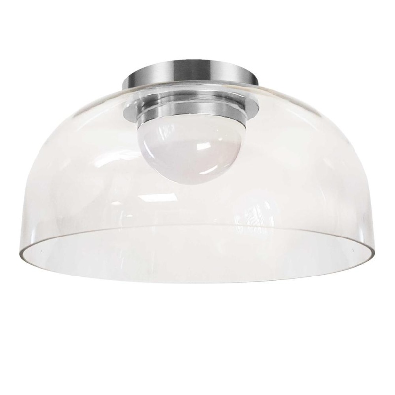 Dainolite 10W Flush Mount, Pc, Clr Glass
