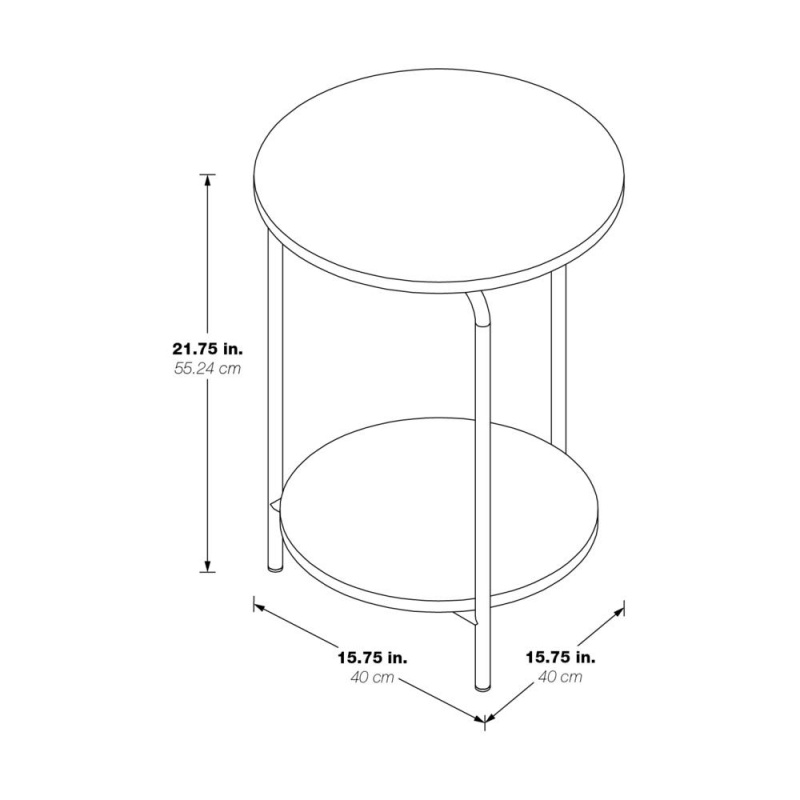 Elgin Metal Accent Table In Mint
