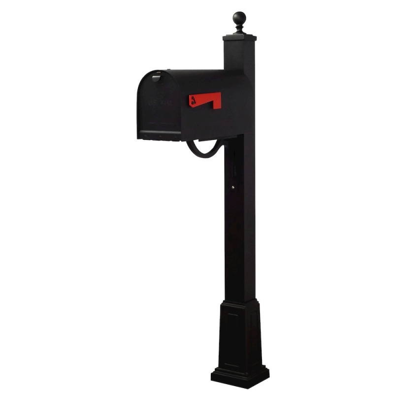 Titan Steel Curbside Mailbox And Springfield Mailbox Post With Base