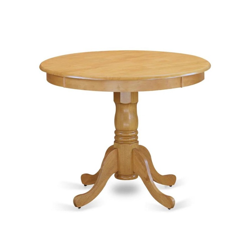East West Furniture 5-Pc Oak Dining Room Table Set