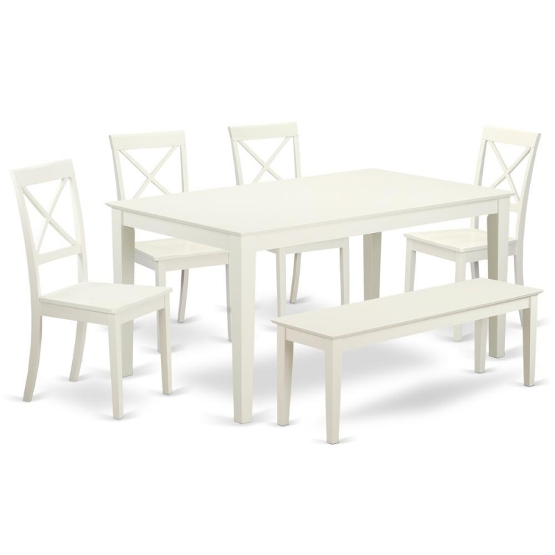 Linen White Dining Room Set