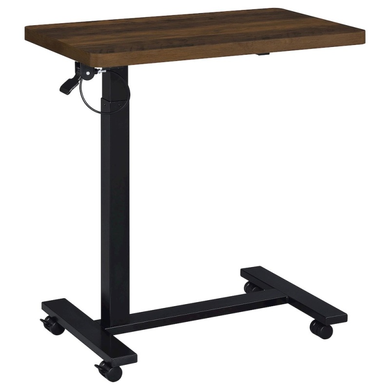 Westpark Pneumatic Adjustable C-Shape Side Table With Casters