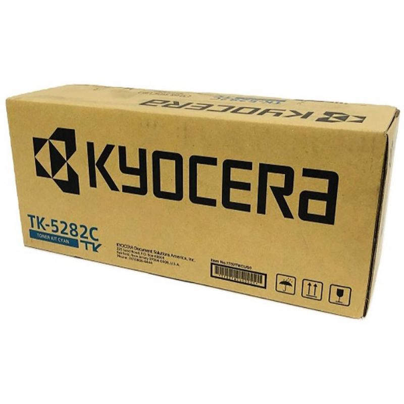 Kyocera Tk-5282C Original Toner Cartridge - Cyan - Laser - 11000 Pages - 1 Each