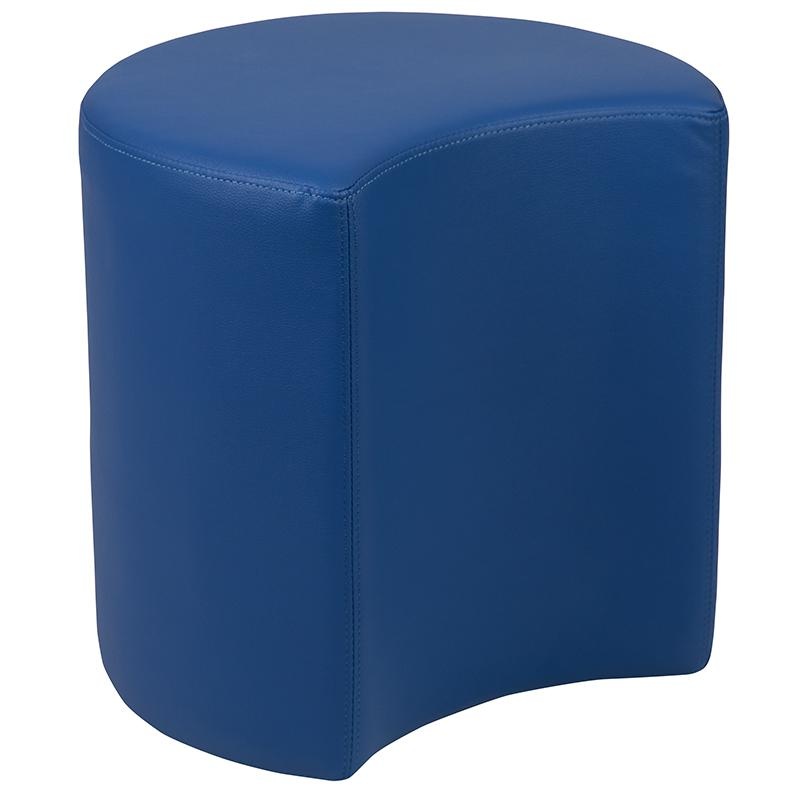 Soft Seating Collaborative Moon For Classrooms And Common Spaces - 18" Seat Height (Blue)