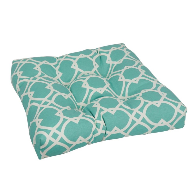 19-Inch Squared Polyester Outdoor Tufted Dining Chair Cushion 94005-1Ch-Od-144