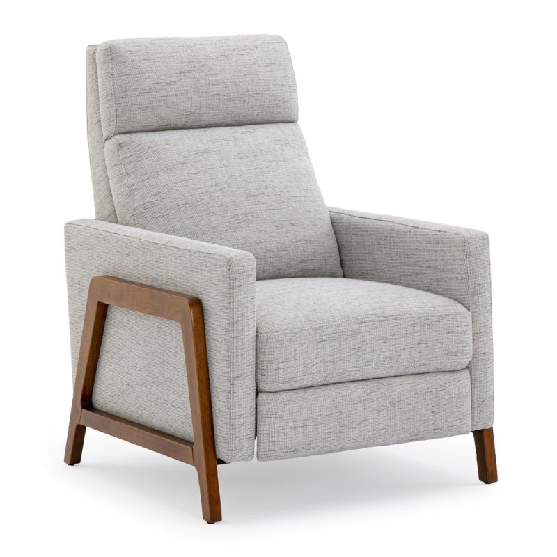 Veneto Push Back Recliner In Performance Fabric - Sea Oat
