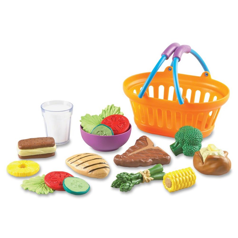New Sprouts - Play Dinner Basket - 1 / Set - 2 Year - Multi - Plastic