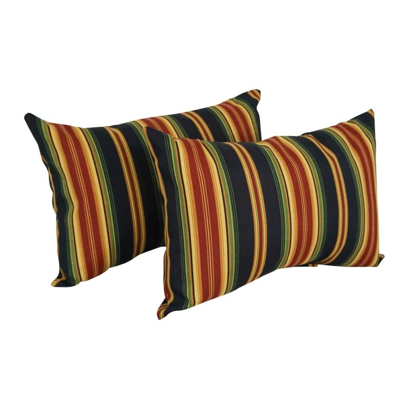 12 X 20-Inch Rectangular Spun Poly Throw Pillows (Set Of 2) 9911-S2-Reo-31