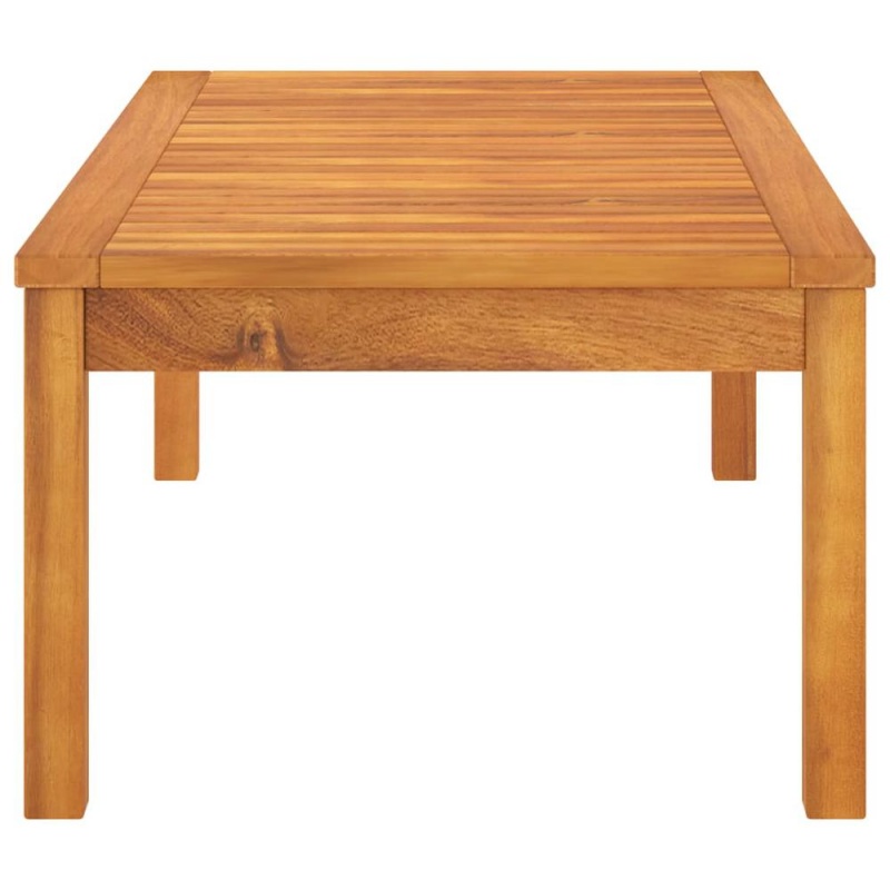 Vidaxl Coffee Table 39.4"X19.7"X13" Solid Acacia Wood 1833