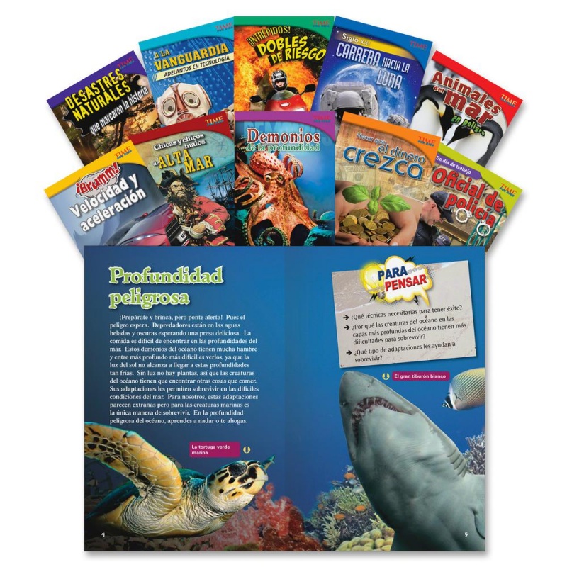 Shell Education Tfk Challenging 10Book Spanish Set 1 Printed Book - Book - Grade 5 - Spanish