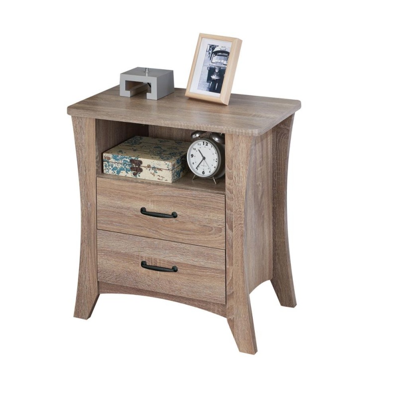 Colt Night Table, Rustic Natural