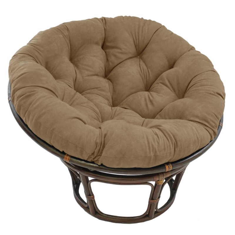44-Inch Solid Micro Suede Papasan Cushion