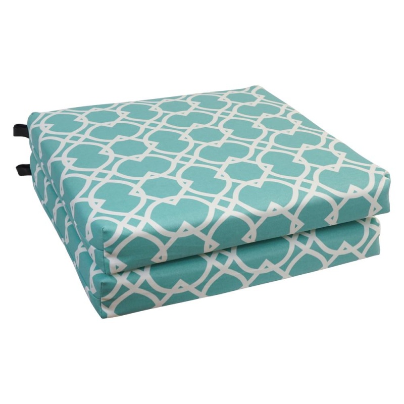 20-Inch By 19-Inch Patterned Outdoor Chair Cushions (Set Of 2) 93454-2Ch-Od-144