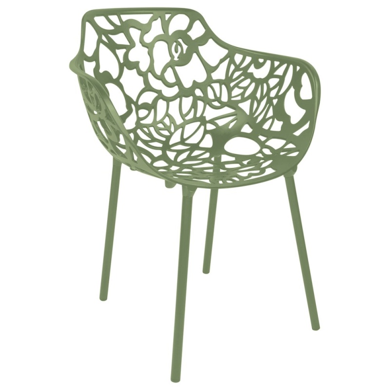 Modern Devon Aluminum Armchair