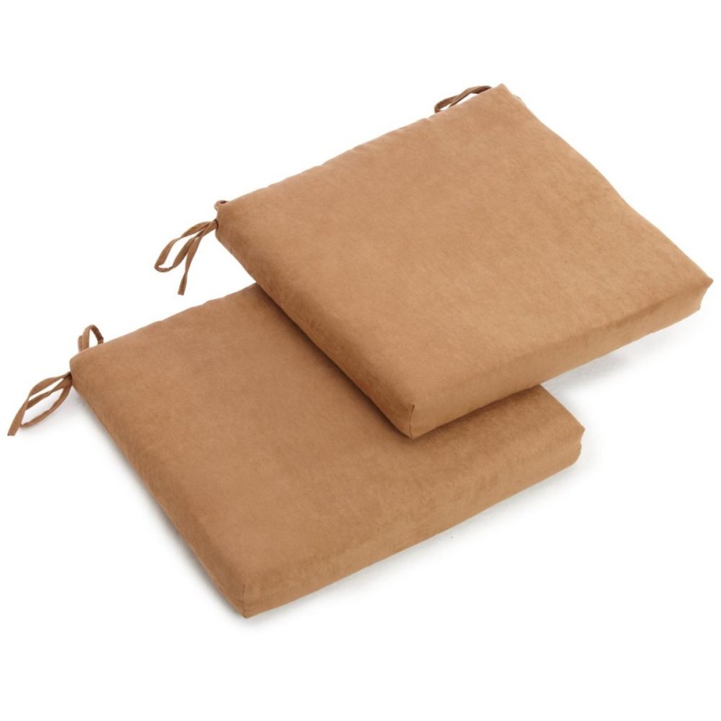 20-Inch By 19-Inch Spun Polyester Chair Cushion (Set Of Two)