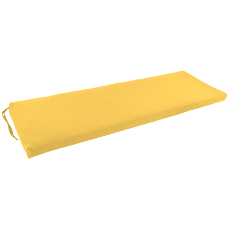 63-Inch By 19-Inch Solid Twill Bench Cushion