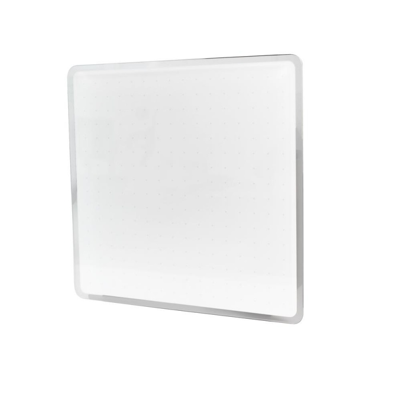 Black Multi-Purpose Grid Glass Dry Erase Board 14" X 14"