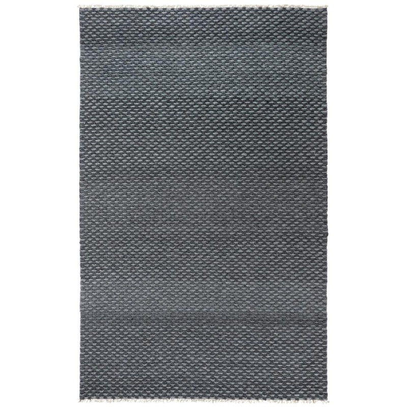Hand Woven Flat Weave Pile Wool/ Polyester Rug, 8'6" X 11'6"