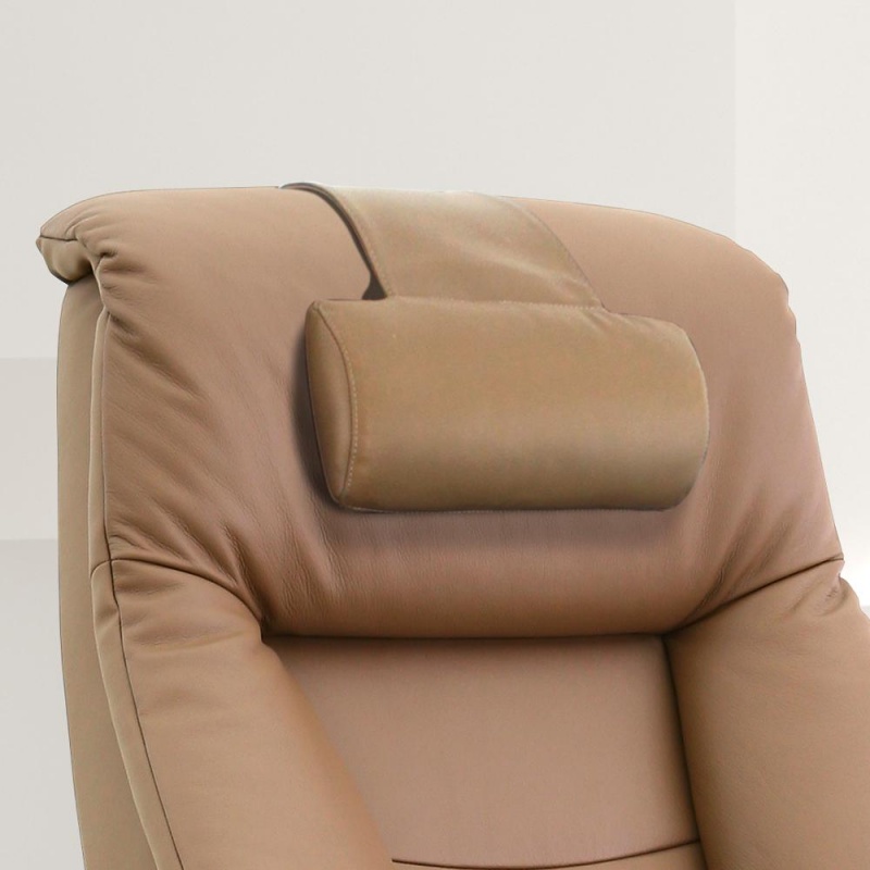 Relax-R™ Cervical Pillow In Sand Top Grain Leather