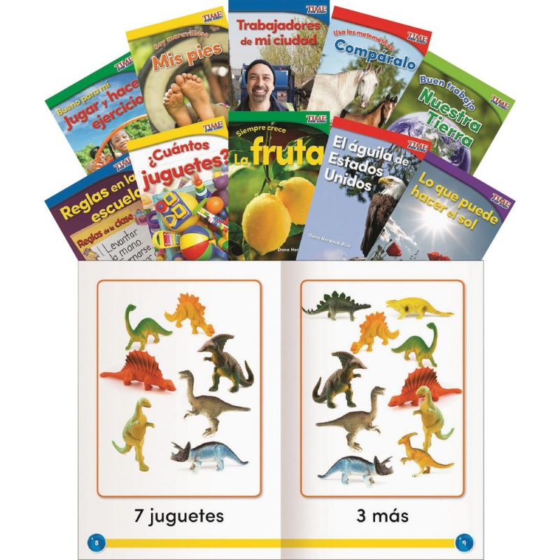 Shell Education Grade K Time Kids Spanish Reader Set Printed Book - Book - Grade K - Spanish