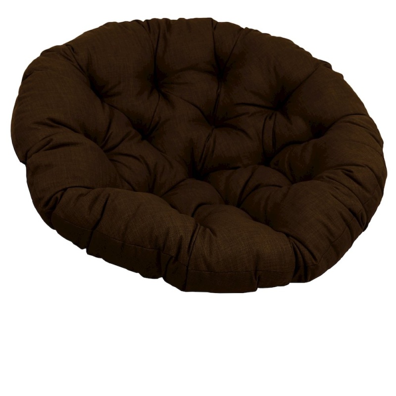 44-Inch Solid Outdoor Spun Polyester Papasan Cushion