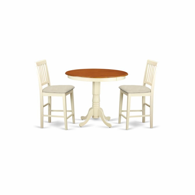 3 Pcpub Table Set - Counter Height Table And 2 Counter Height Chairs