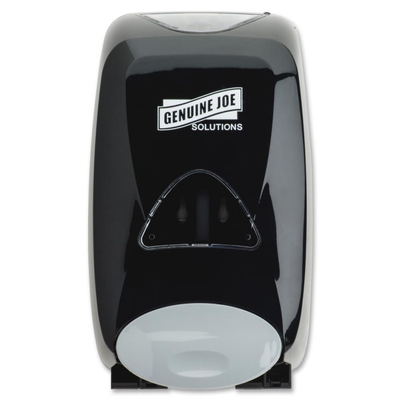 Genuine Joe 1250 Ml Soap Dispenser - Manual - 1.32 Quart Capacity - Black - 6 / Carton