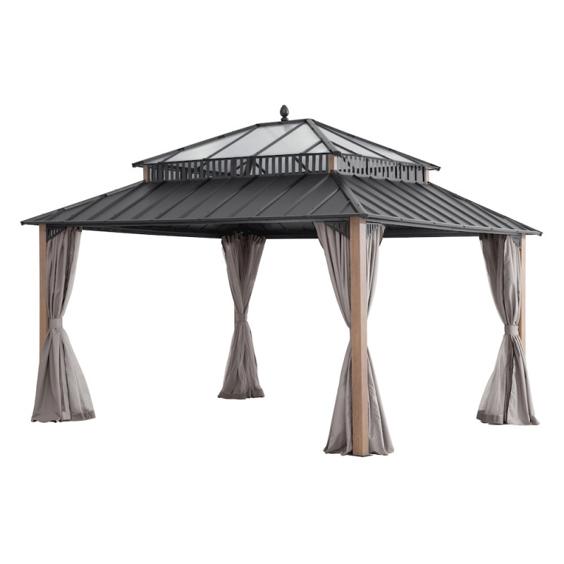 14 Ft. x 12 Ft. Kingston Extra-Tall, Wide Hardtop Gazebo