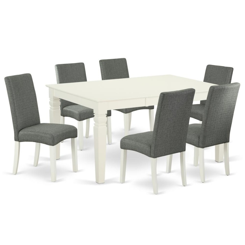 Dining Room Set Linen White