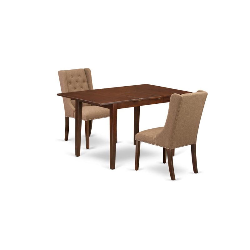 East West Furniture 3-Piece Dinette Set