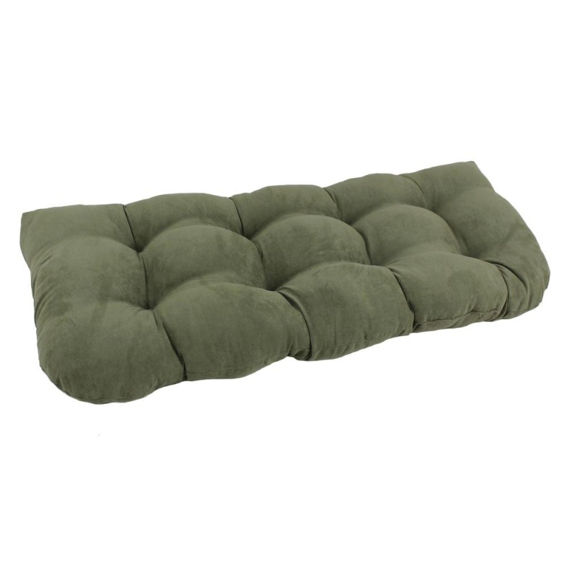 42-Inch By 19-Inch U-Shaped Micro Suede Polyester Tufted Settee/Bench Cushion